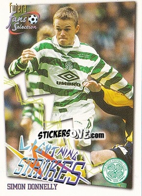 Sticker Simon Donnelly - Celtic Fans' Selection 1999 - Futera