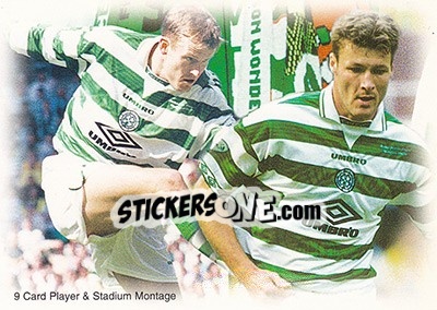 Sticker Montage (puzzle 6) - Celtic Fans' Selection 1999 - Futera