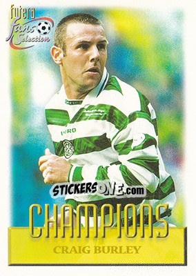 Sticker Craig Burley - Celtic Fans' Selection 1999 - Futera