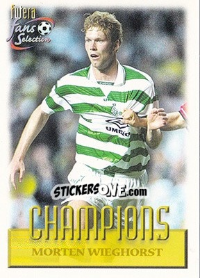 Sticker Morten Wieghorst - Celtic Fans' Selection 1999 - Futera