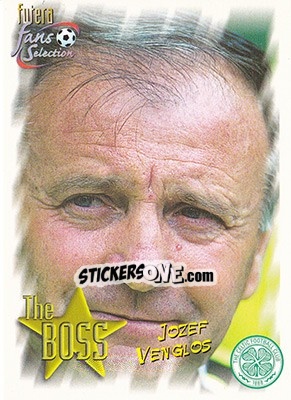 Sticker Jozef Venglos - Celtic Fans' Selection 1999 - Futera