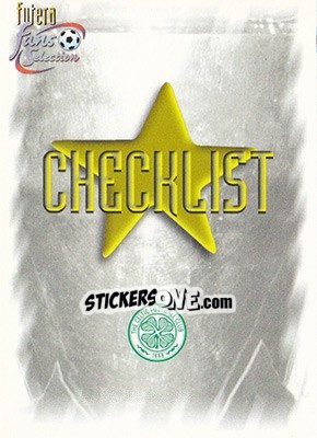 Sticker Checklist