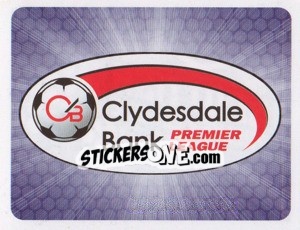 Sticker Clydesdale Bank Premier League - Scottish Premier League 2009-2010 n. 2 - Panini