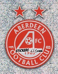 Sticker Aberdeen Club Badge - Scottish Premier League 2009-2010 n. 3 - Panini