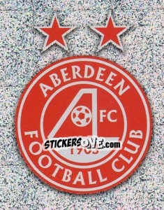 Cromo Aberdeen Club Badge - Scottish Premier League 2009-2010 - Panini