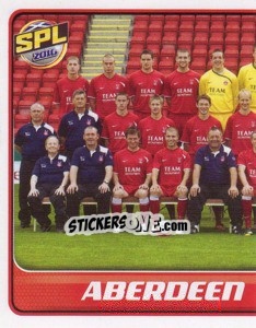 Cromo Aberdeen Squad - Part 1 - Scottish Premier League 2009-2010 - Panini