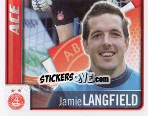 Figurina Jamie Langfield - Part 2 - Scottish Premier League 2009-2010 - Panini