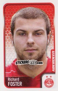 Sticker Richard Foster - Scottish Premier League 2009-2010 n. 13 - Panini