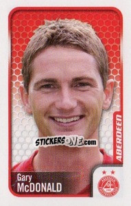 Cromo Gary McDonald - Scottish Premier League 2009-2010 - Panini