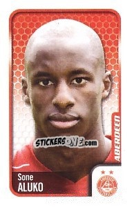 Sticker Sone Aluko - Scottish Premier League 2009-2010 n. 24 - Panini