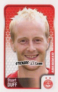 Sticker Stuart Duff - Scottish Premier League 2009-2010 n. 26 - Panini