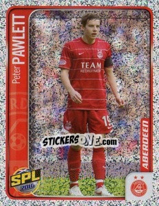 Sticker Peter Pawlett - Scottish Premier League 2009-2010 n. 29 - Panini
