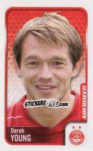 Sticker Derek Young - Scottish Premier League 2009-2010 n. 36 - Panini