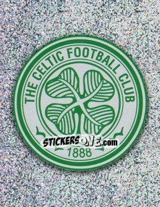 Sticker Celtic Club Badge - Scottish Premier League 2009-2010 n. 40 - Panini