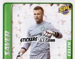 Figurina Artur Boruc - Part 1 - Scottish Premier League 2009-2010 - Panini