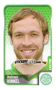Cromo Andreas Hinkel - Scottish Premier League 2009-2010 - Panini
