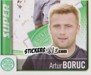 Figurina Artur Boruc - Part 2 - Scottish Premier League 2009-2010 n. 48 - Panini