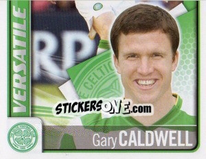 Sticker Gary Caldwell - Part 2 - Scottish Premier League 2009-2010 - Panini