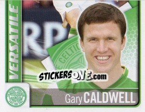 Figurina Gary Caldwell - Part 2 - Scottish Premier League 2009-2010 n. 52 - Panini