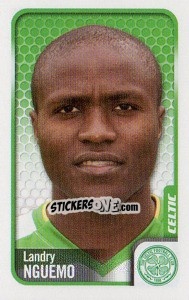Sticker Landry Nguemo - Scottish Premier League 2009-2010 n. 57 - Panini