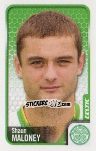 Sticker Shaun Maloney - Scottish Premier League 2009-2010 n. 61 - Panini