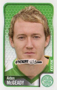 Sticker Aiden McGeady - Scottish Premier League 2009-2010 - Panini