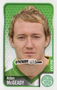 Sticker Aiden McGeady - Scottish Premier League 2009-2010 n. 67 - Panini