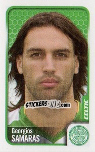 Sticker Georgios Samaras - Scottish Premier League 2009-2010 n. 71 - Panini