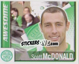 Figurina Scott McDonald - Part 2 - Scottish Premier League 2009-2010 n. 76 - Panini