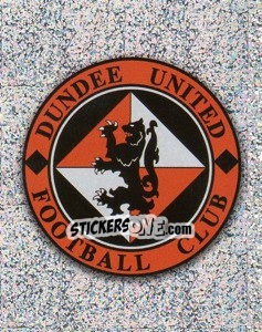 Sticker Dundee United Club Badge - Scottish Premier League 2009-2010 n. 77 - Panini