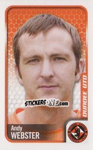 Sticker Andy Webster - Scottish Premier League 2009-2010 n. 87 - Panini