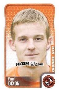 Sticker Paul Dixon - Scottish Premier League 2009-2010 n. 94 - Panini