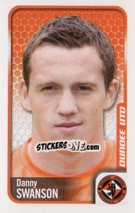Sticker Danny Swanson - Scottish Premier League 2009-2010 n. 100 - Panini