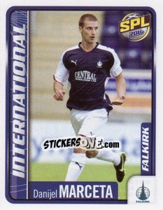 Cromo Daniel Marceta - Scottish Premier League 2009-2010 - Panini