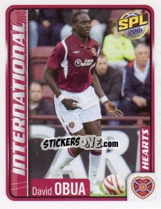 Sticker David Obua - Scottish Premier League 2009-2010 - Panini
