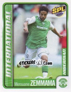 Cromo Merouane Zemmama - Scottish Premier League 2009-2010 - Panini