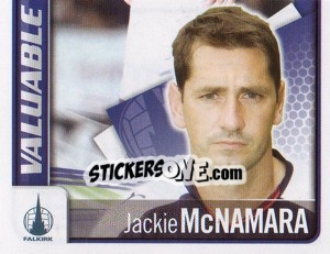 Sticker Jackie McNamara - Part 2 - Scottish Premier League 2009-2010 - Panini