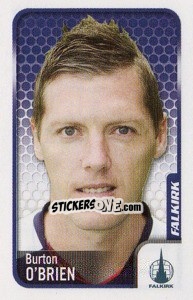 Sticker Burton O'Brien - Scottish Premier League 2009-2010 n. 143 - Panini
