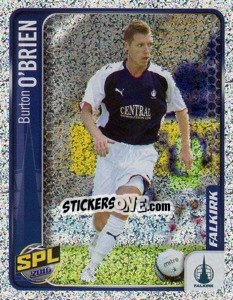Cromo Burton O'Brien - Scottish Premier League 2009-2010 - Panini