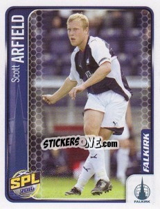 Cromo Scott Arfield - Scottish Premier League 2009-2010 - Panini