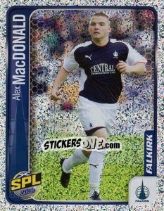Cromo Alex MacDonald - Scottish Premier League 2009-2010 - Panini