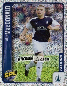 Sticker Alex MacDonald - Scottish Premier League 2009-2010 n. 158 - Panini