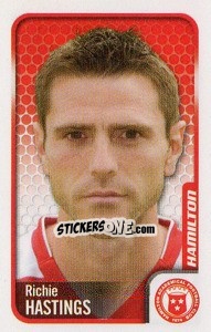 Sticker Richie Hastings - Scottish Premier League 2009-2010 n. 173 - Panini
