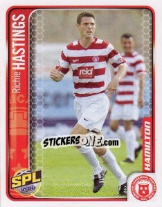 Sticker Richie Hastings - Scottish Premier League 2009-2010 - Panini