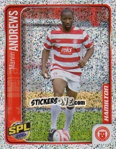 Sticker Marvin Andrews - Scottish Premier League 2009-2010 n. 179 - Panini