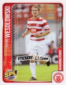 Sticker James Wesolowski - Scottish Premier League 2009-2010 n. 183 - Panini