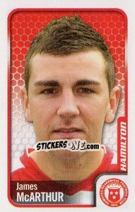 Cromo James McArthur - Scottish Premier League 2009-2010 - Panini