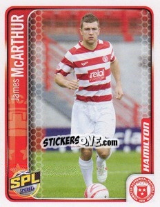 Sticker James McArthur - Scottish Premier League 2009-2010 - Panini