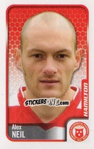 Cromo Alex Neil - Scottish Premier League 2009-2010 - Panini