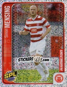 Sticker Simon Mensing - Scottish Premier League 2009-2010 - Panini